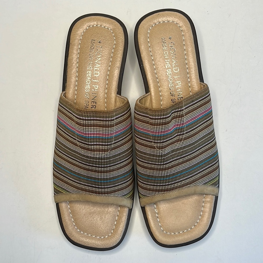 Donald Pliner IPM Light Taupe Wedge Sandal women’s size 6.5 - Picture 6 of 16